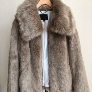 Banana Republic Faux Fur Jacket
